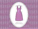 Front View Thumbnail - Tulip & Oyster Will You Be My Maid of Honor Card - Dress