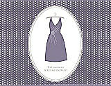Front View Thumbnail - Wisteria & Oyster Will You Be My Maid of Honor Card - Dress