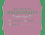 Front View Thumbnail - Rosebud & Juniper Will You Be My Bridesmaid Card - Checkbox