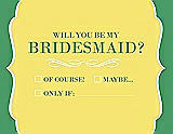 Front View Thumbnail - Snapdragon & Juniper Will You Be My Bridesmaid Card - Checkbox