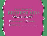 Front View Thumbnail - American Beauty & Juniper Will You Be My Bridesmaid Card - Checkbox