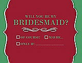 Front View Thumbnail - Barcelona & Juniper Will You Be My Bridesmaid Card - Checkbox