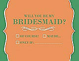 Front View Thumbnail - Clementine & Juniper Will You Be My Bridesmaid Card - Checkbox