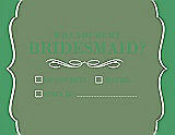 Front View Thumbnail - Clover & Juniper Will You Be My Bridesmaid Card - Checkbox