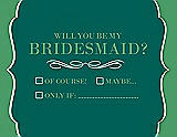 Front View Thumbnail - Emerald & Juniper Will You Be My Bridesmaid Card - Checkbox