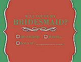 Front View Thumbnail - Fiesta & Juniper Will You Be My Bridesmaid Card - Checkbox