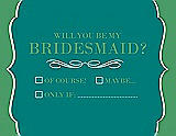 Front View Thumbnail - Jade & Juniper Will You Be My Bridesmaid Card - Checkbox