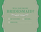 Front View Thumbnail - Kiwi & Juniper Will You Be My Bridesmaid Card - Checkbox