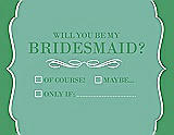 Front View Thumbnail - Meadow & Juniper Will You Be My Bridesmaid Card - Checkbox