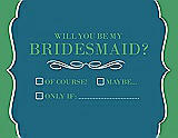 Front View Thumbnail - Mosaic & Juniper Will You Be My Bridesmaid Card - Checkbox