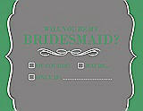 Front View Thumbnail - Quarry & Juniper Will You Be My Bridesmaid Card - Checkbox