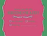 Front View Thumbnail - Rose Quartz & Juniper Will You Be My Bridesmaid Card - Checkbox