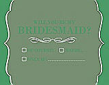 Front View Thumbnail - Sage & Juniper Will You Be My Bridesmaid Card - Checkbox