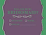 Front View Thumbnail - Smashing & Juniper Will You Be My Bridesmaid Card - Checkbox