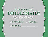 Front View Thumbnail - Sterling & Juniper Will You Be My Bridesmaid Card - Checkbox
