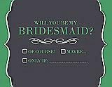 Front View Thumbnail - Stormy & Juniper Will You Be My Bridesmaid Card - Checkbox