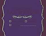 Front View Thumbnail - Majestic & Italian Plum Will You Be My Maid of Honor Card - Checkbox