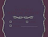 Front View Thumbnail - Violet & Italian Plum Will You Be My Maid of Honor Card - Checkbox
