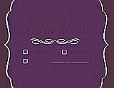 Front View Thumbnail - African Violet & Italian Plum Will You Be My Maid of Honor Card - Checkbox