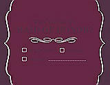 Front View Thumbnail - Ruby & Italian Plum Will You Be My Maid of Honor Card - Checkbox