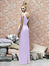 Rear View Thumbnail - Lavender Mist Lela Rose Bridesmaids Style LR172