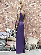 Rear View Thumbnail - Regalia - PANTONE Ultra Violet Lela Rose Bridesmaids Style LR172