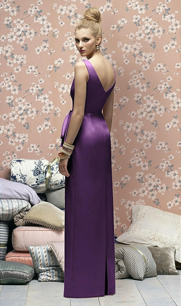 Back View - African Violet Lela Rose Bridesmaids Style LR172