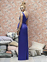 Rear View Thumbnail - Electric Blue Lela Rose Bridesmaids Style LR172