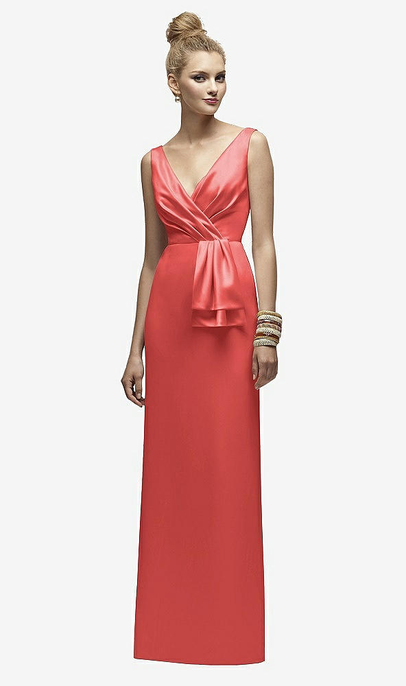Front View - Perfect Coral Lela Rose Bridesmaids Style LR172