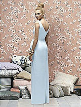 Rear View Thumbnail - Pale Blue Lela Rose Bridesmaids Style LR172