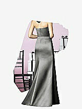 Rear View Thumbnail - Charcoal Gray After Six Bridesmaids Style 6628