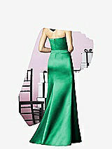 Rear View Thumbnail - Pantone Emerald After Six Bridesmaids Style 6628