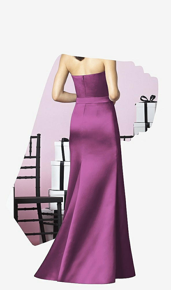 Back View - Radiant Orchid After Six Bridesmaids Style 6628