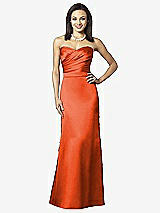 Front View Thumbnail - Tangerine Tango After Six Bridesmaids Style 6628