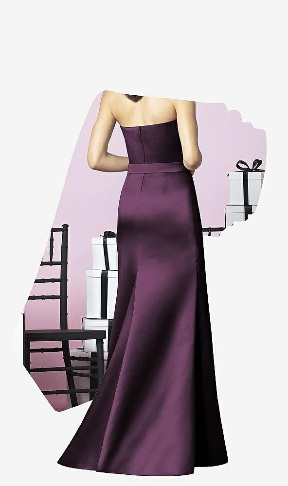 Back View - Aubergine After Six Bridesmaids Style 6628