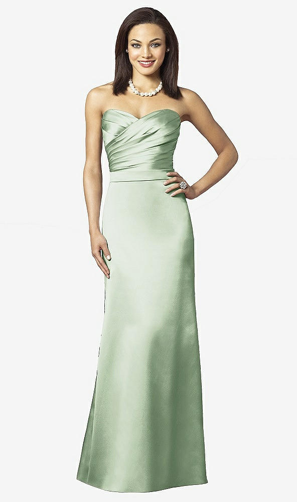 Front View - Celadon After Six Bridesmaids Style 6628