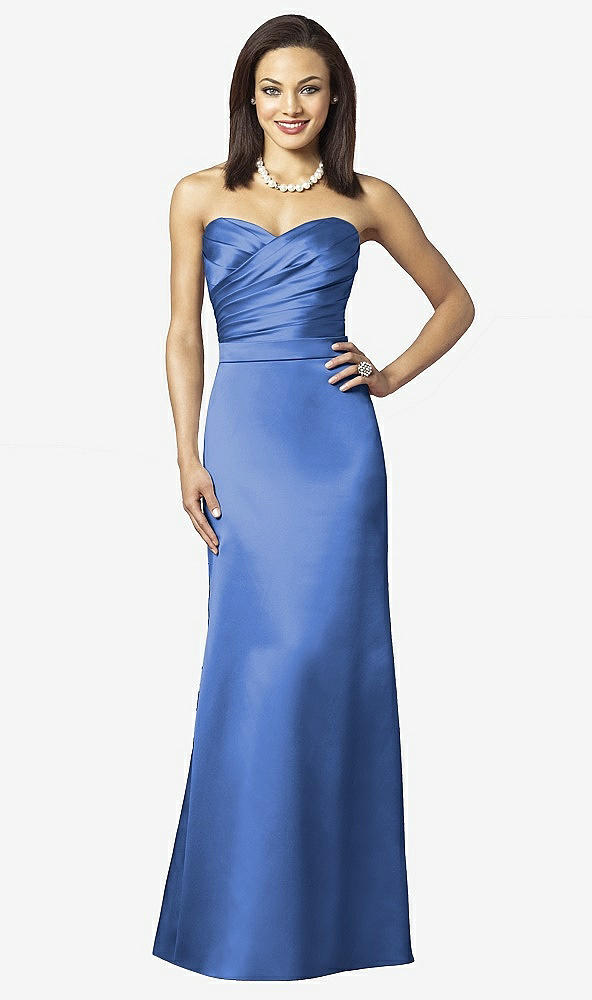 Front View - Cornflower After Six Bridesmaids Style 6628
