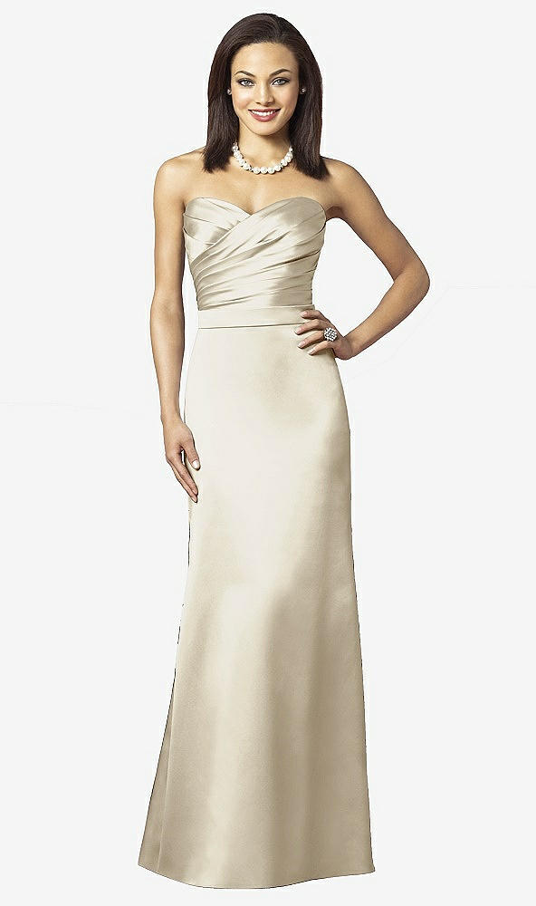 Front View - Champagne After Six Bridesmaids Style 6628