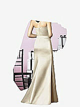 Rear View Thumbnail - Champagne After Six Bridesmaids Style 6628
