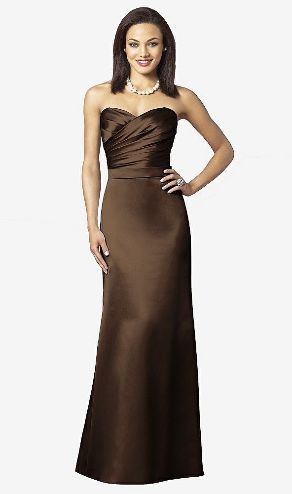 Front View - Espresso After Six Bridesmaids Style 6628