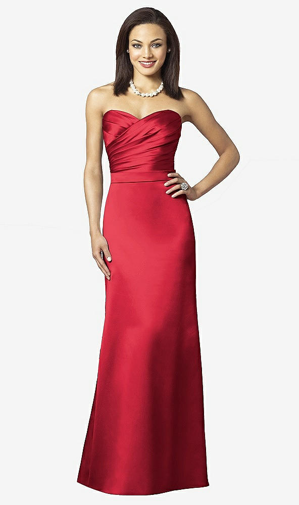 Front View - Flame After Six Bridesmaids Style 6628