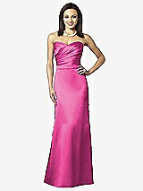 Front View Thumbnail - Fuchsia After Six Bridesmaids Style 6628