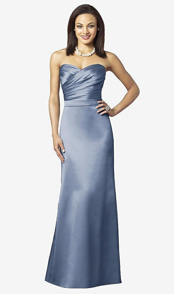 Front View - Larkspur Blue After Six Bridesmaids Style 6628