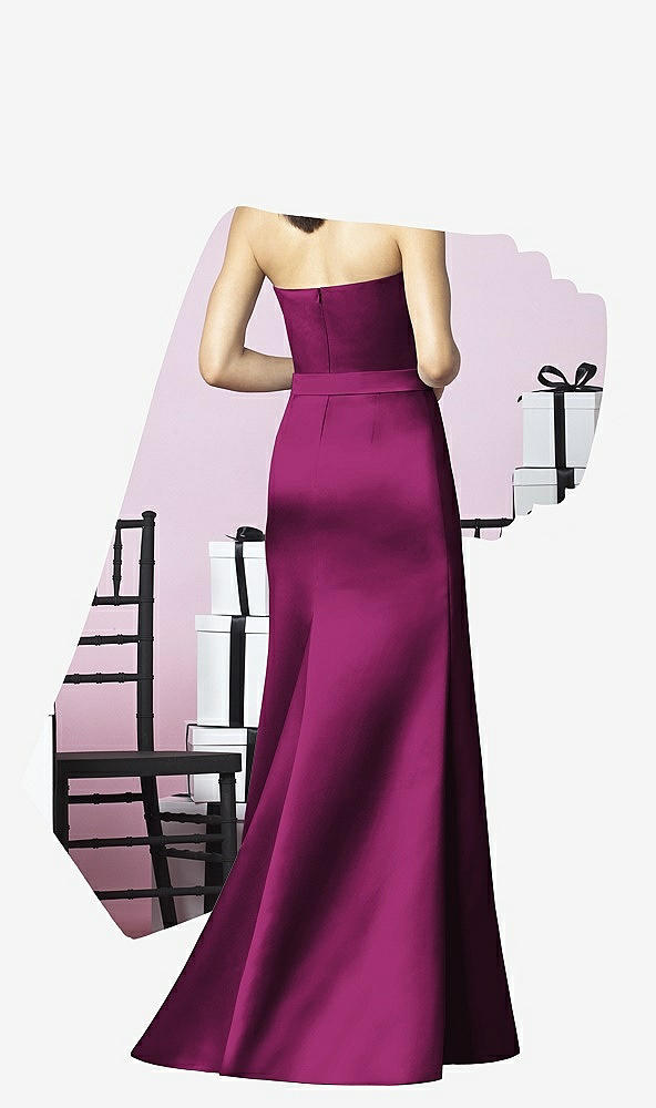 Back View - Merlot After Six Bridesmaids Style 6628