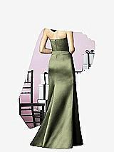 Rear View Thumbnail - Moss After Six Bridesmaids Style 6628