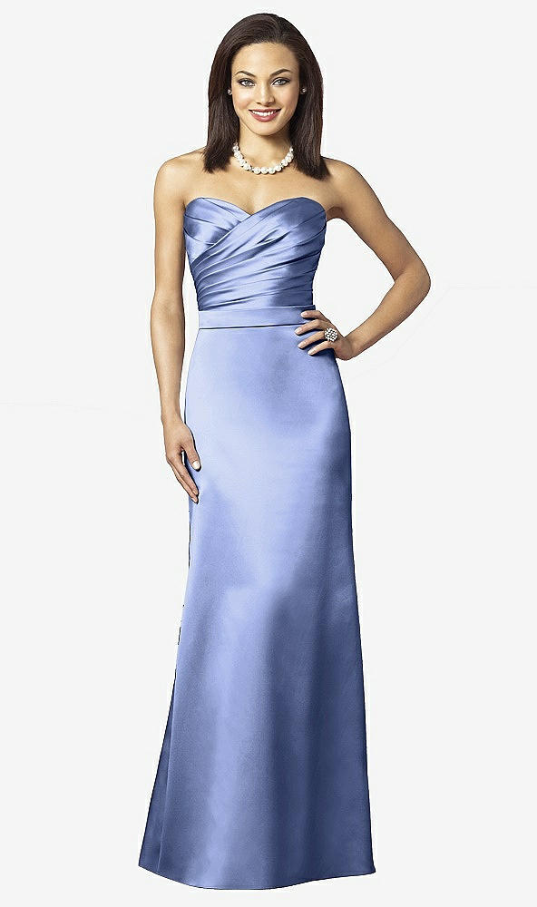 Front View - Periwinkle - PANTONE Serenity After Six Bridesmaids Style 6628