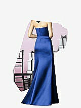 Rear View Thumbnail - Sapphire After Six Bridesmaids Style 6628