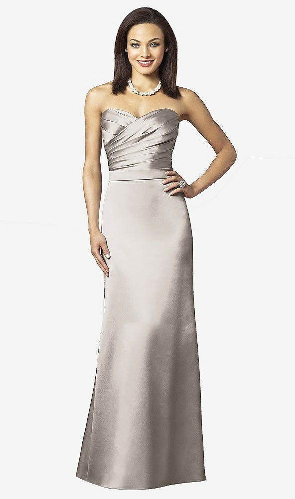 Front View - Taupe After Six Bridesmaids Style 6628