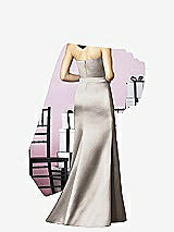 Rear View Thumbnail - Taupe After Six Bridesmaids Style 6628