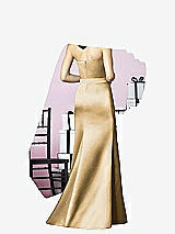 Rear View Thumbnail - Venetian Gold After Six Bridesmaids Style 6628